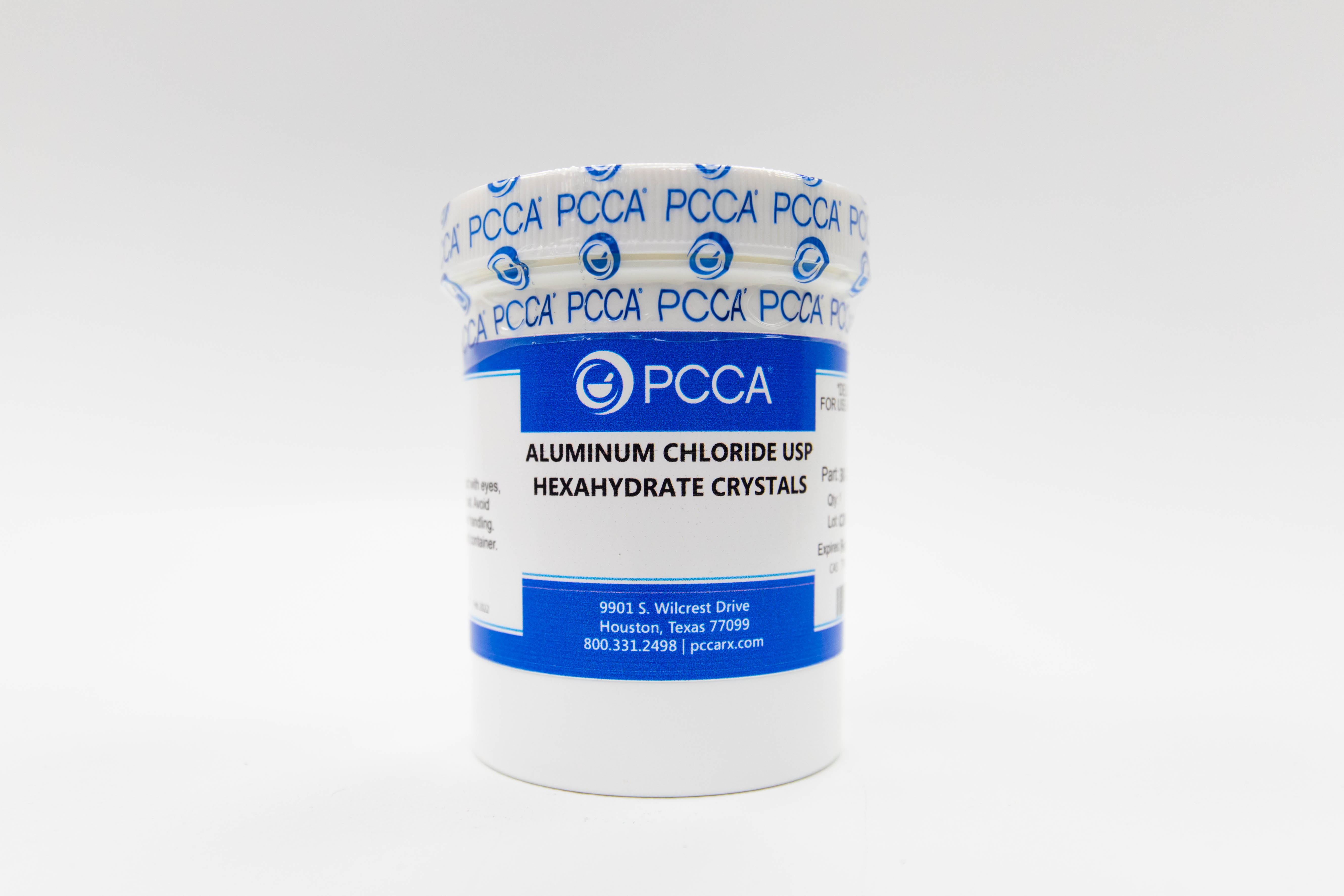 ALUMINUM CHLORIDE USP HEXAHYDRATE CRYSTALS PCCA