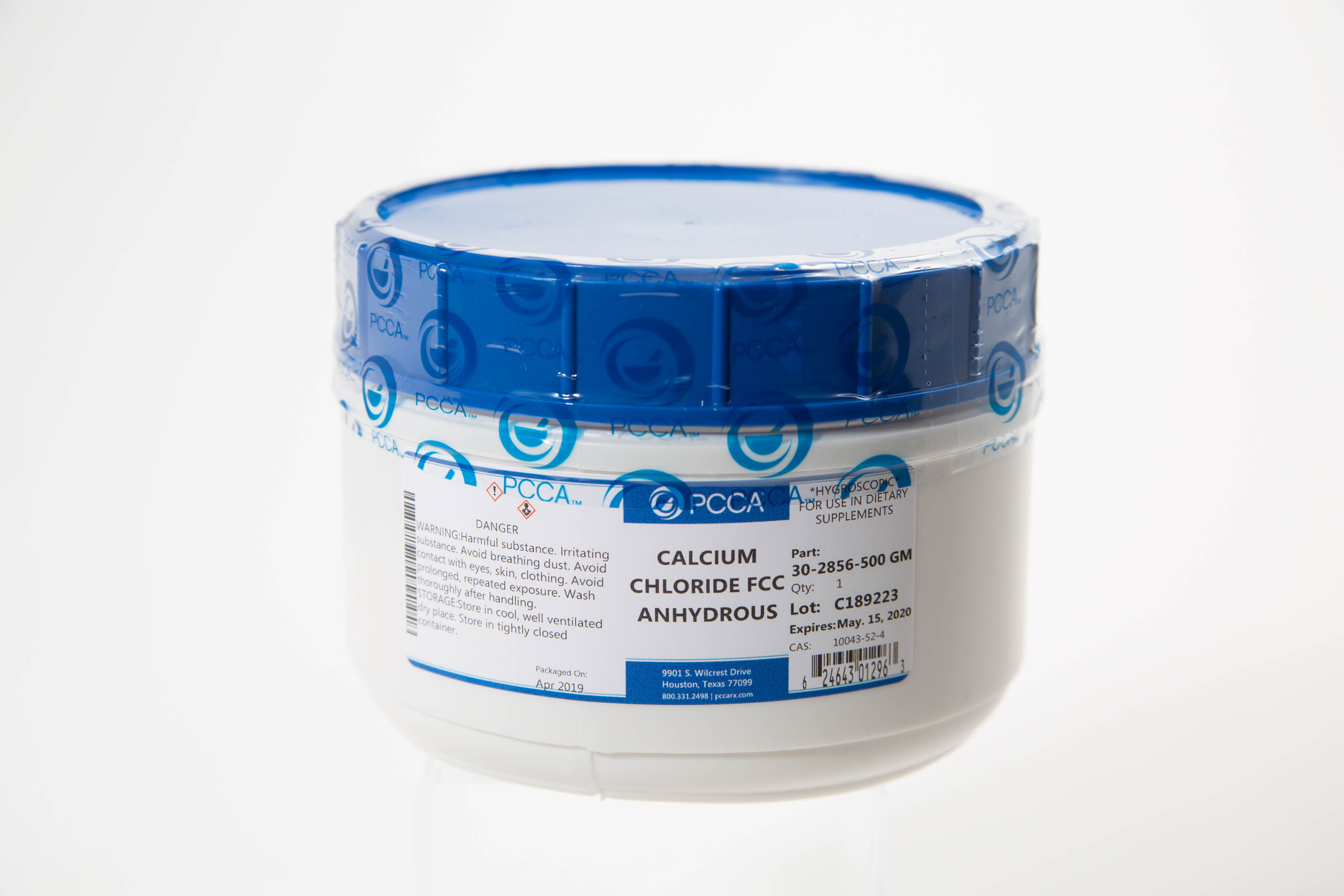 CALCIUM CHLORIDE FCC ANHYDROUS - PCCA